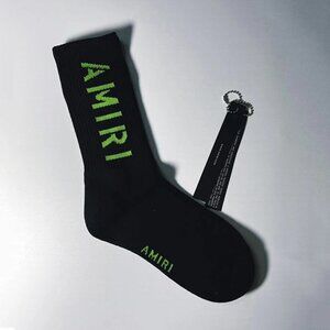 Amiri Side Logo Socks